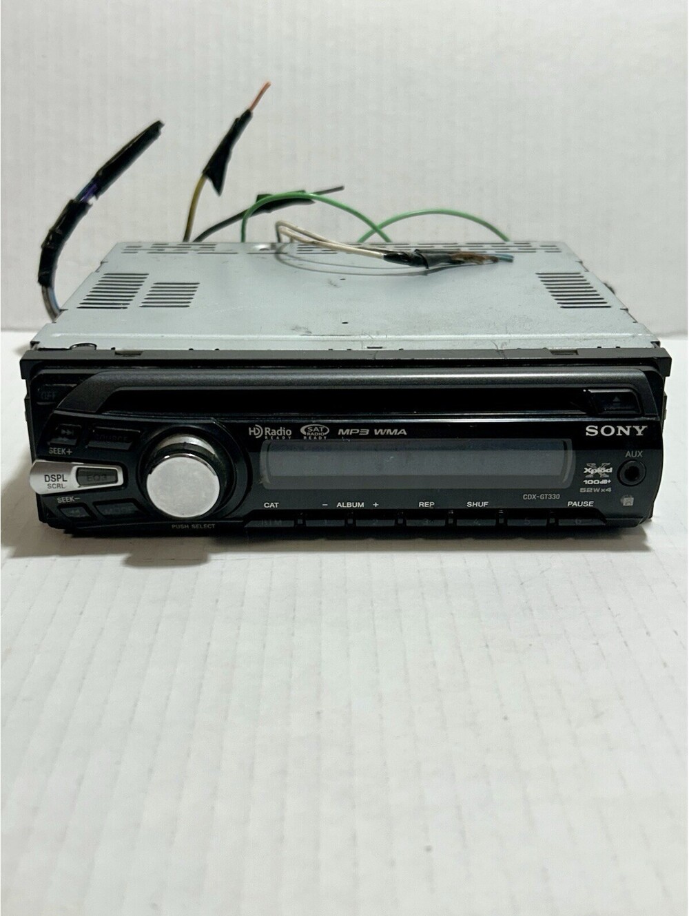 Sony CDX-GT330 Car CD Player AM/FM Receiver Head Unit For Parts Repair